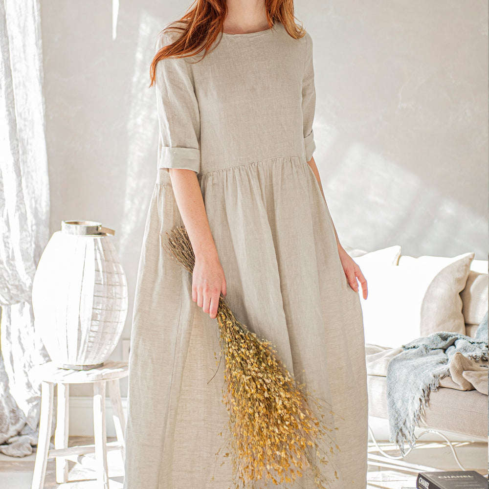 
                      
                        Romantic Linen Summer Dress, VisibleArtShop
                      
                    