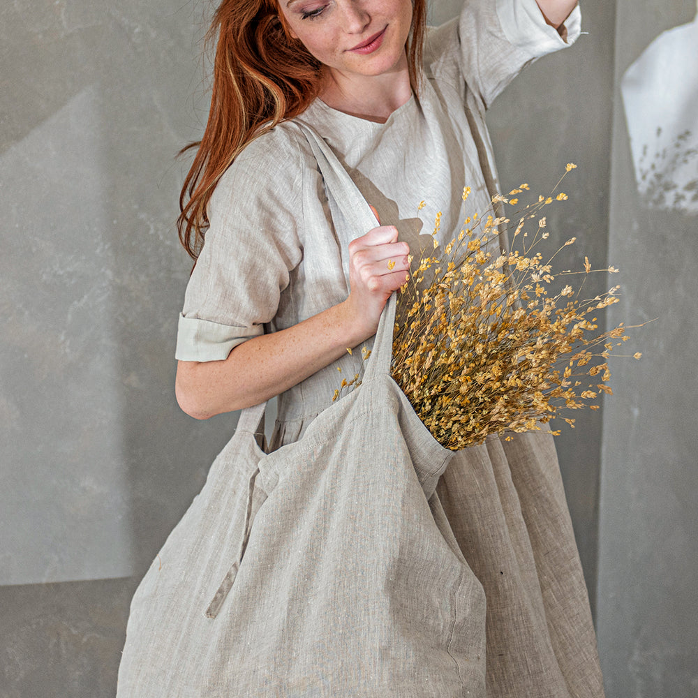 Linen Tote Bag, VisibleArtShop