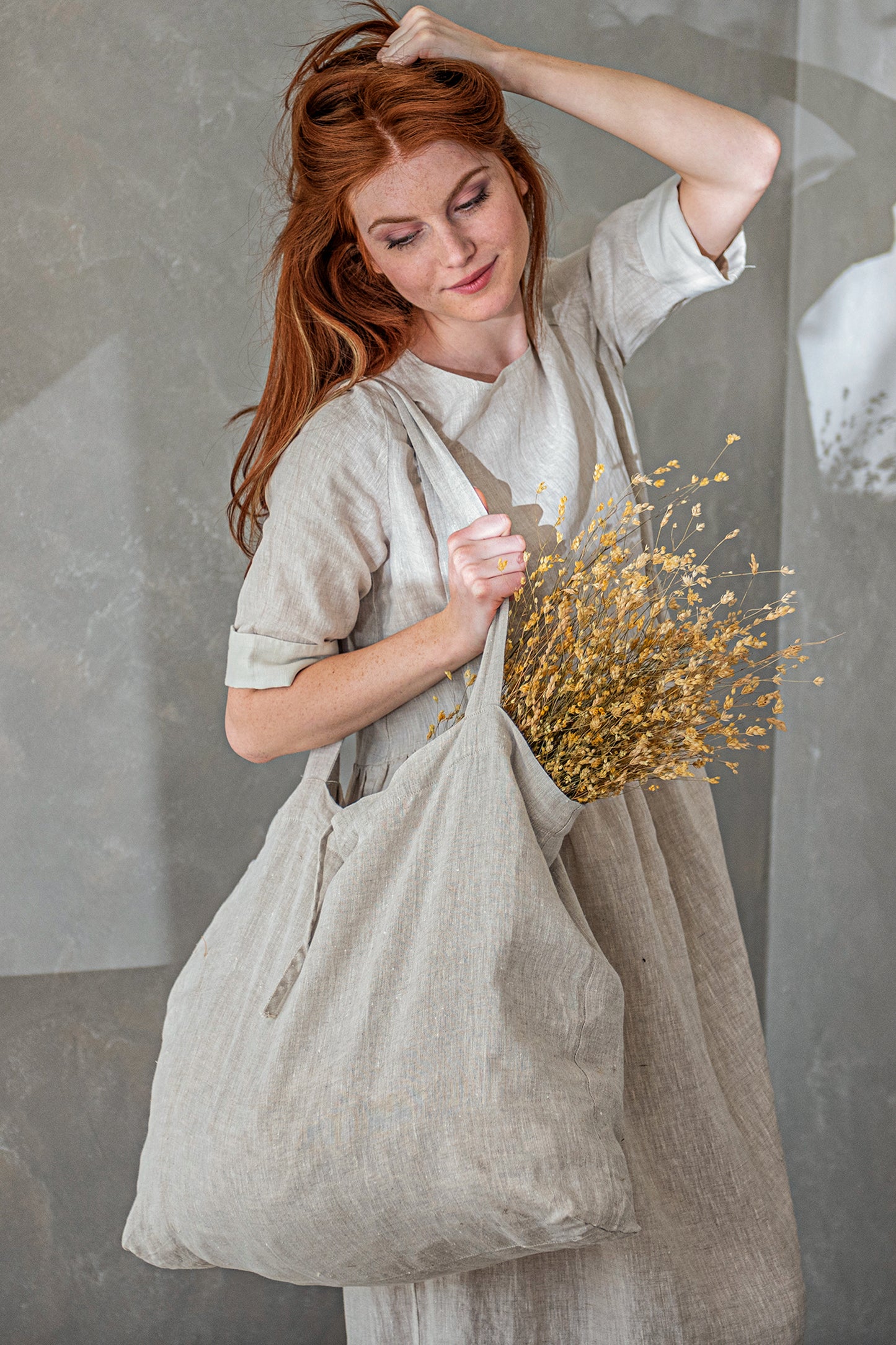 Linen Tote Bag, VisibleArtShop