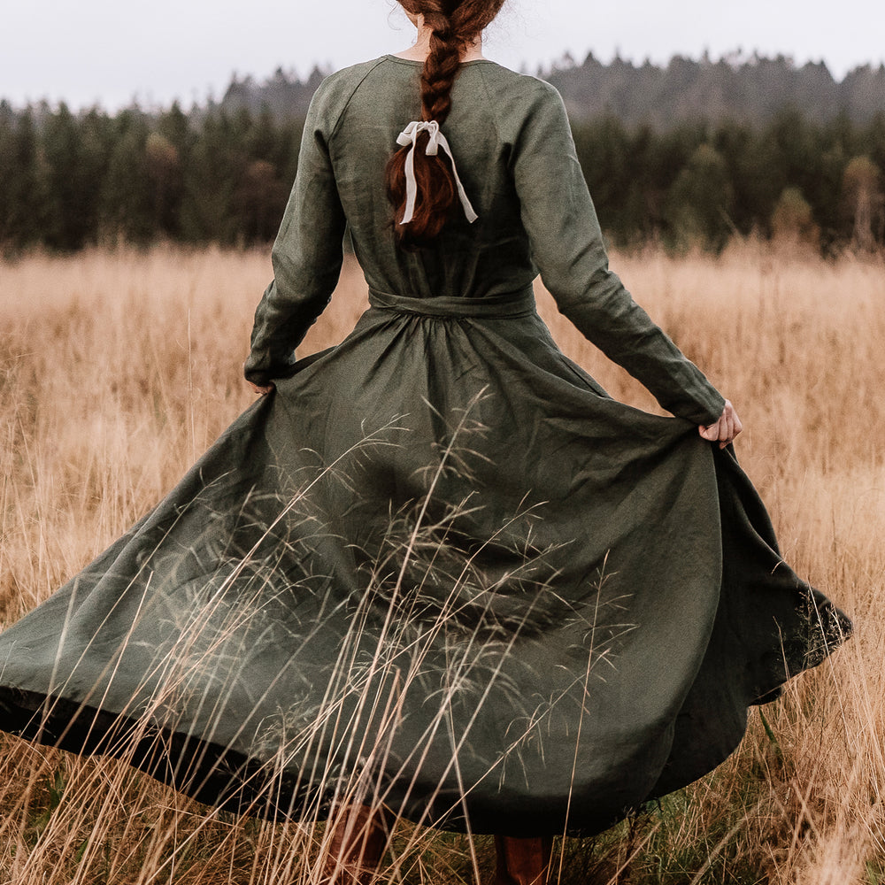 
                      
                        Belted Dress from Heavyweight Linen, VisibleArtShop
                      
                    