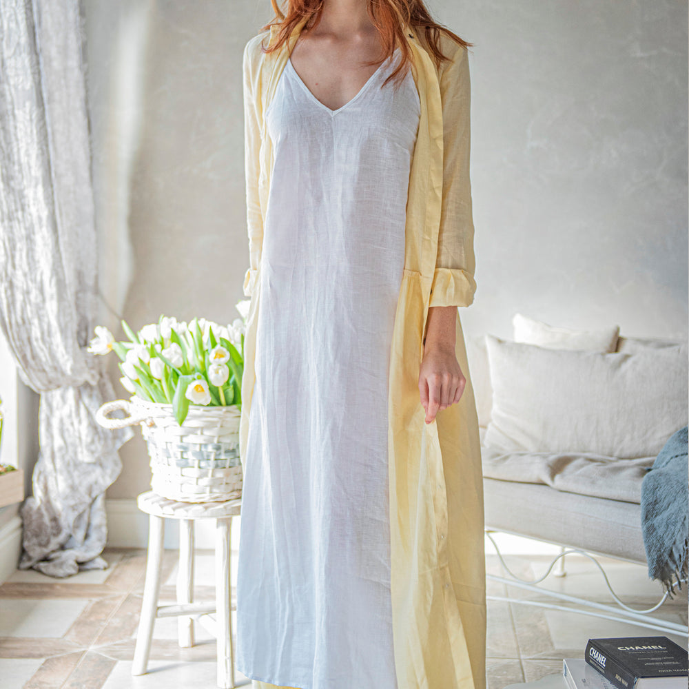 Linen Slip Dress, VisibleArtShop