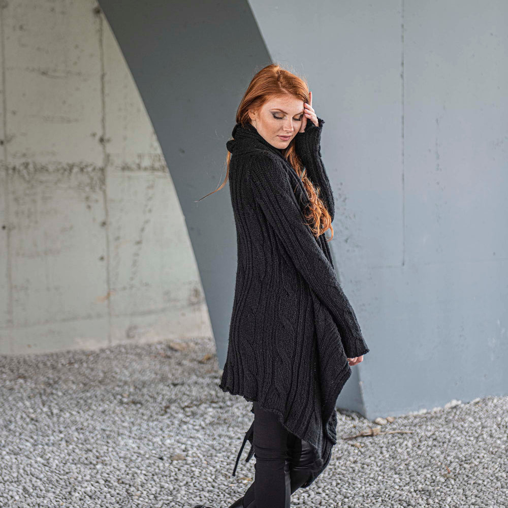 
                      
                        Asymmetrical Knit Cardigan, VisibleArtShop
                      
                    