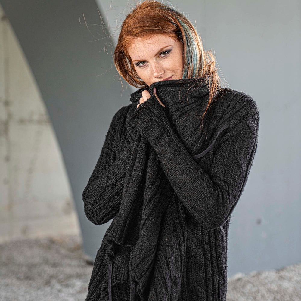 
                      
                        Asymmetrical Knit Cardigan, VisibleArtShop
                      
                    