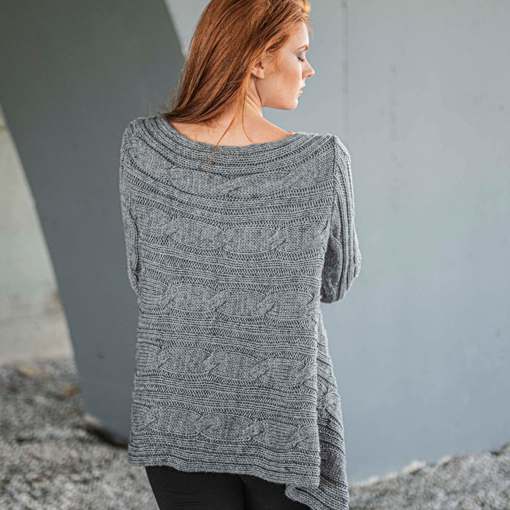 
                      
                        Asymmetric Knit Sweater, VisibleArtShop
                      
                    