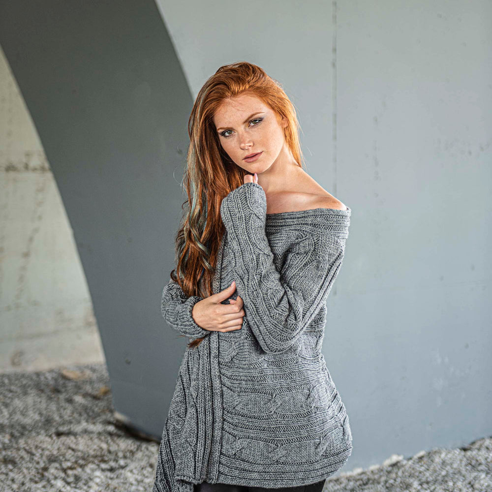 
                      
                        Asymmetric Knit Sweater, VisibleArtShop
                      
                    