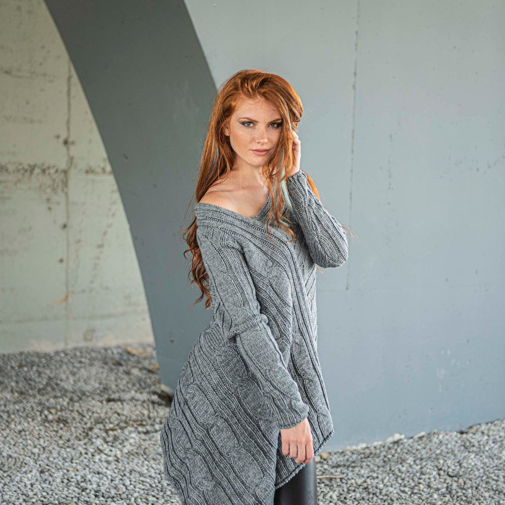 
                      
                        Asymmetric Knit Sweater, VisibleArtShop
                      
                    