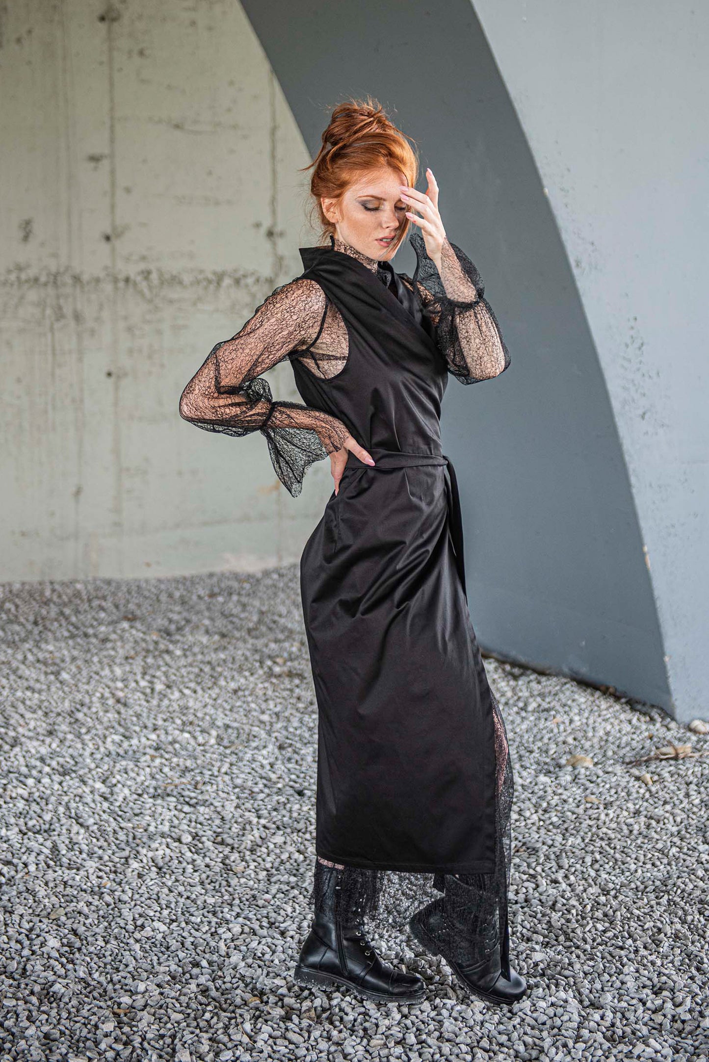 silk vest dress Vintage 1920s-1930s Silk Dress with Matching Vest