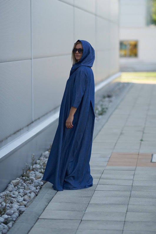 
                      
                        Hooded Tencel Maxi Dress, VisibleArtShop
                      
                    