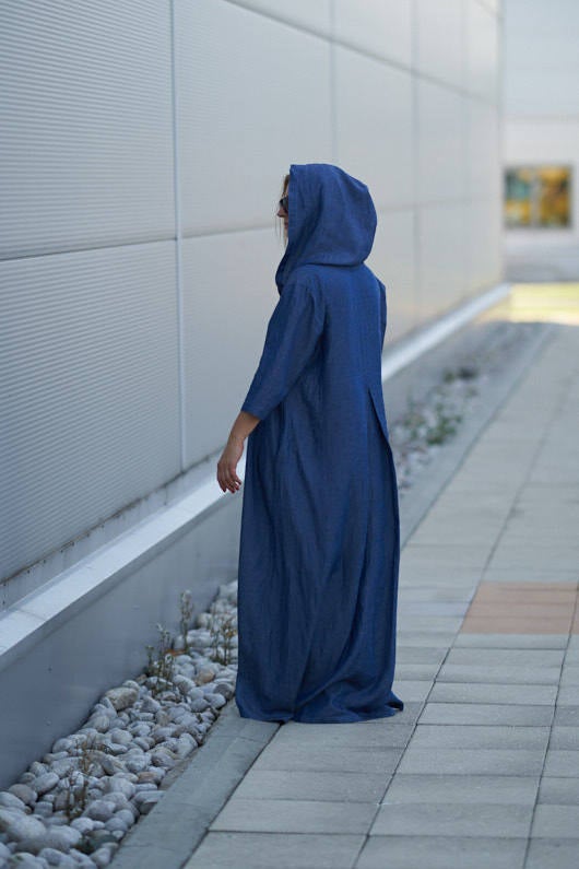 
                      
                        Hooded Tencel Maxi Dress, VisibleArtShop
                      
                    
