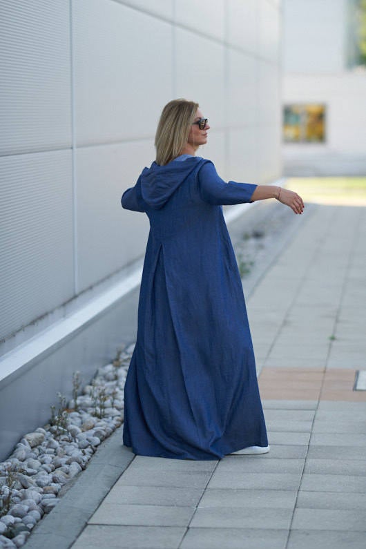 
                      
                        Hooded Tencel Maxi Dress, VisibleArtShop
                      
                    