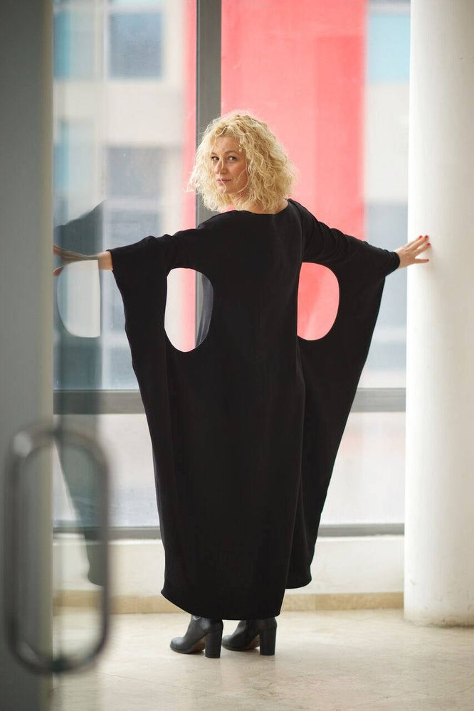 
                      
                        Maxi Dress with Flowy Sleeves, VisibleArtShop
                      
                    