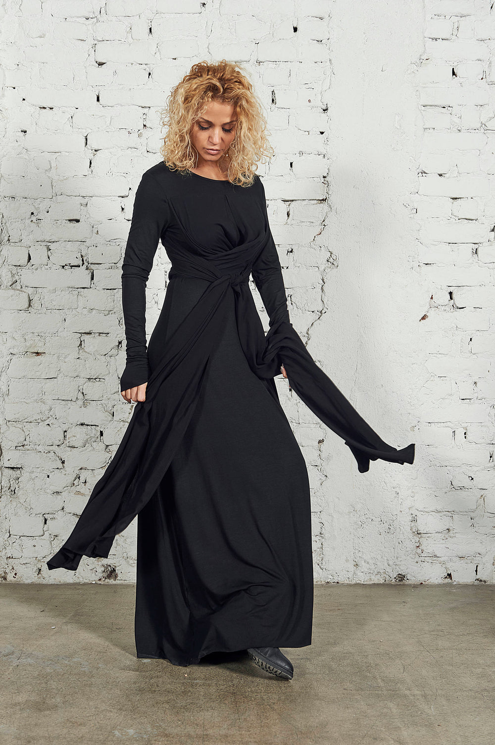 Flowy Convertible Dress, L
