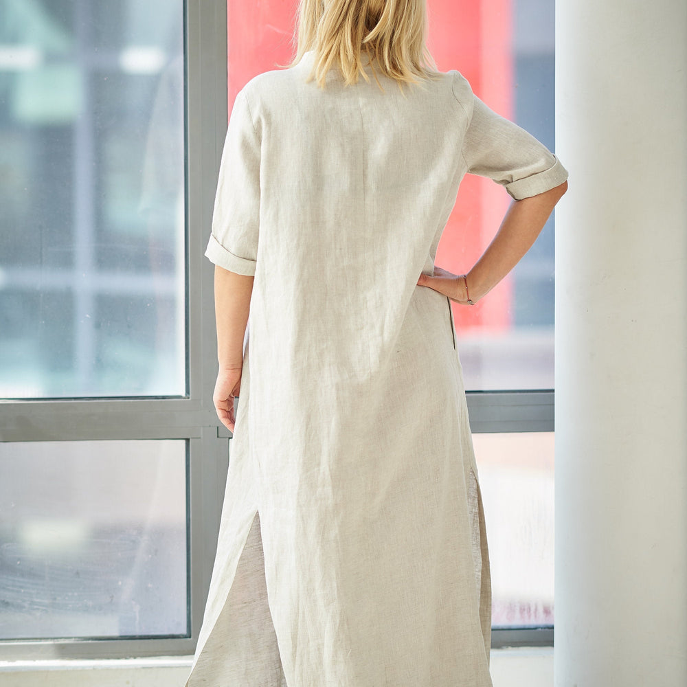 
                      
                        Linen Kaftan Dress, VisibleArtShop
                      
                    