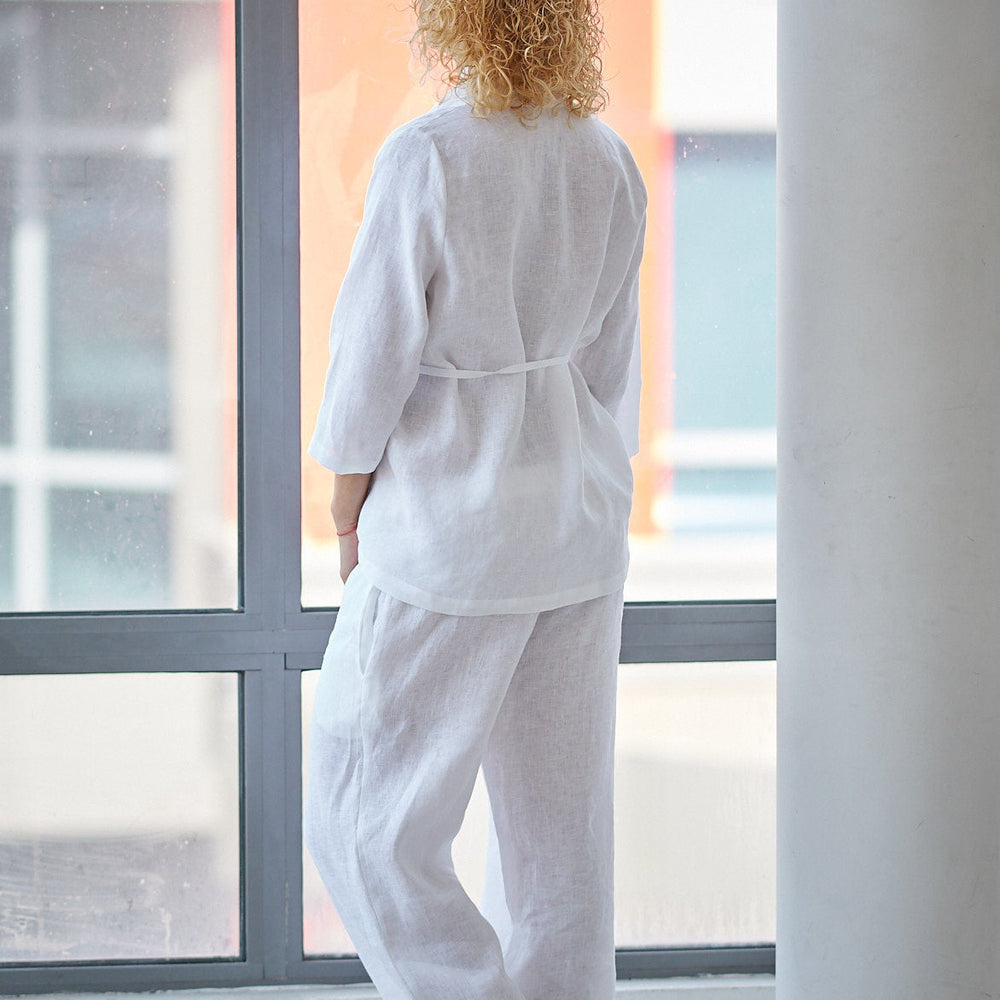 
                      
                        Drawstring Linen Pants - VisibleArtShop
                      
                    