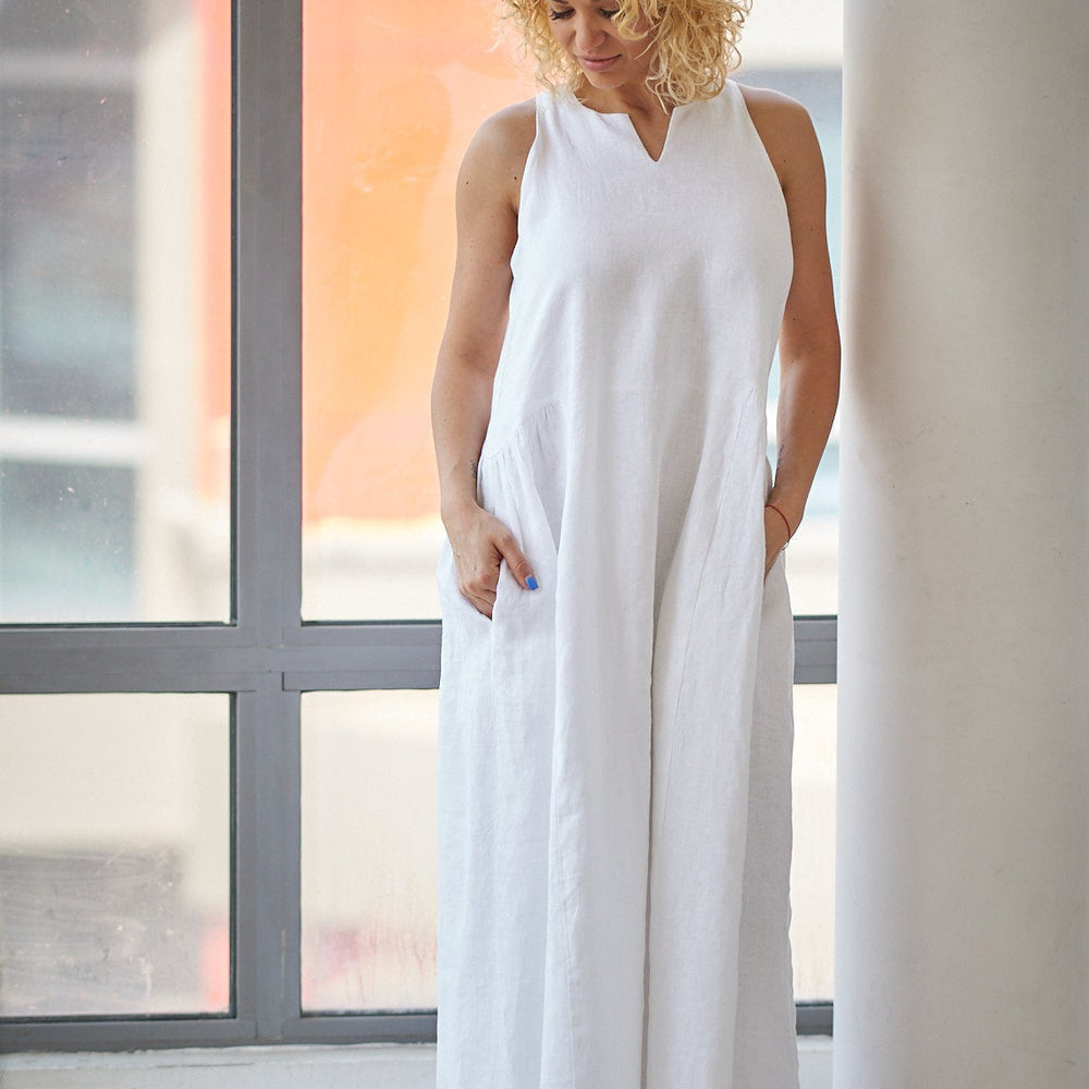 
                      
                        Linen Floor Length Gown, VisibleArtShop
                      
                    