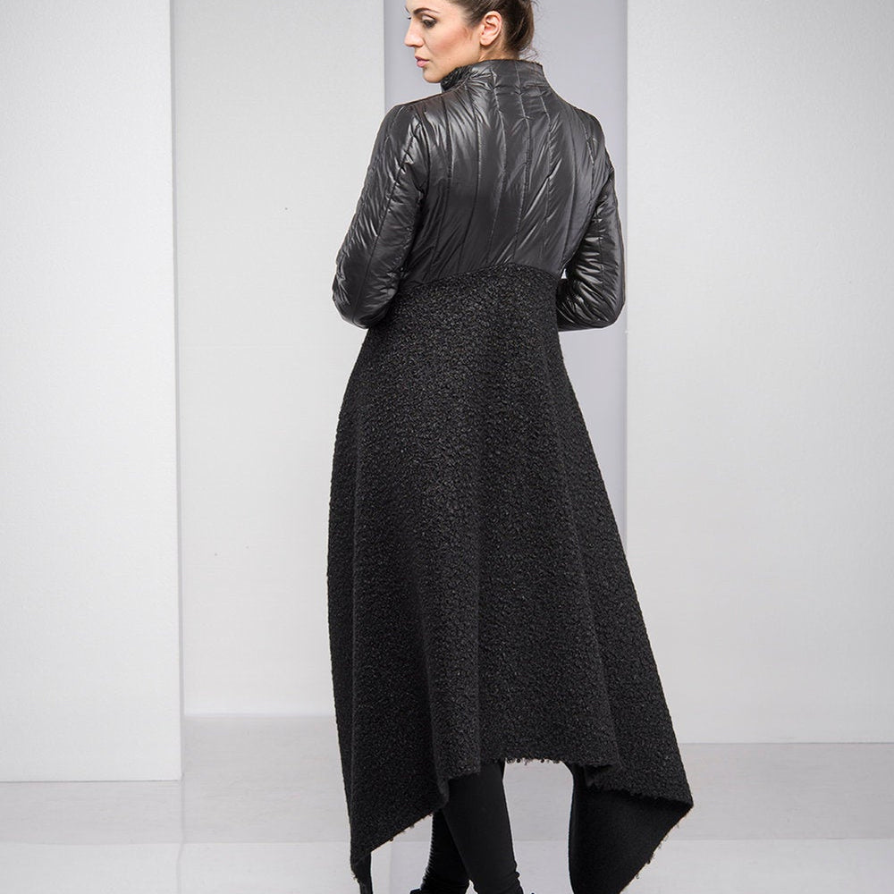 
                      
                        Hooded Asymmetric Padded Jacket, VisibleArtShop
                      
                    