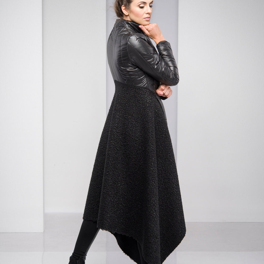 
                      
                        Hooded Asymmetric Padded Jacket, VisibleArtShop
                      
                    