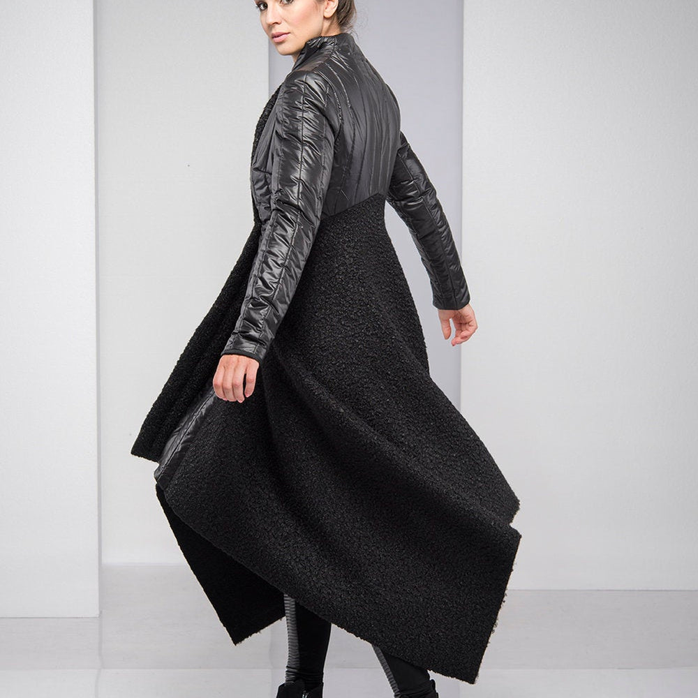 
                      
                        Hooded Asymmetric Padded Jacket, VisibleArtShop
                      
                    