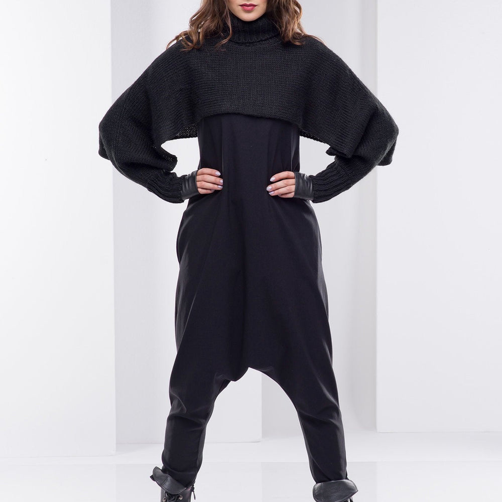 
                      
                        Cropped Poncho Sweater, VisibleArtShop
                      
                    