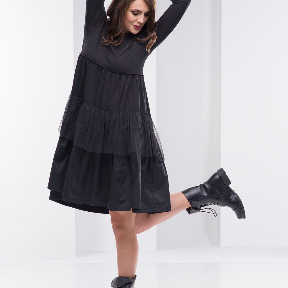 
                      
                        Tiered Tunic Dress, VisibleArtShop
                      
                    
