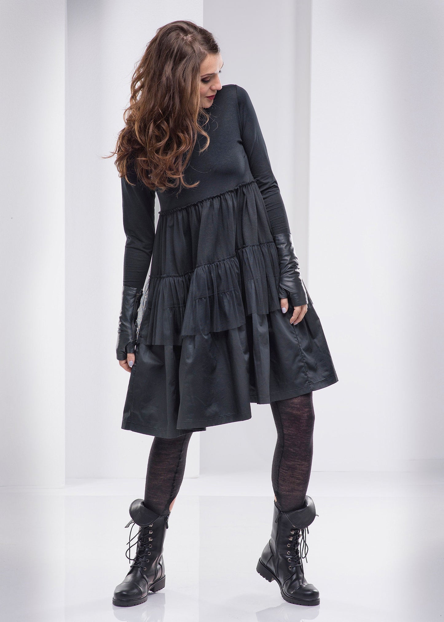 long cotton tunic dress Cotton Tunic Dresses