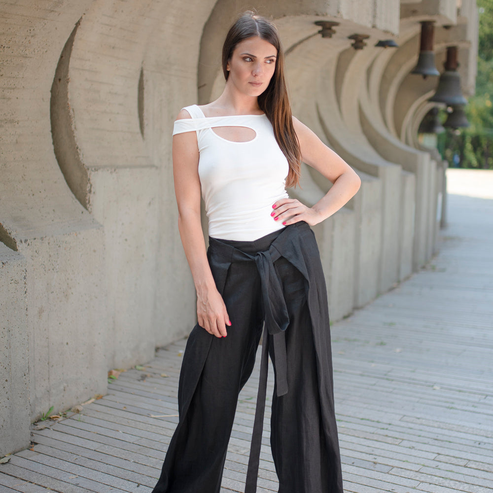 
                      
                        Linen Wrap Pants, VisibleArtShop
                      
                    