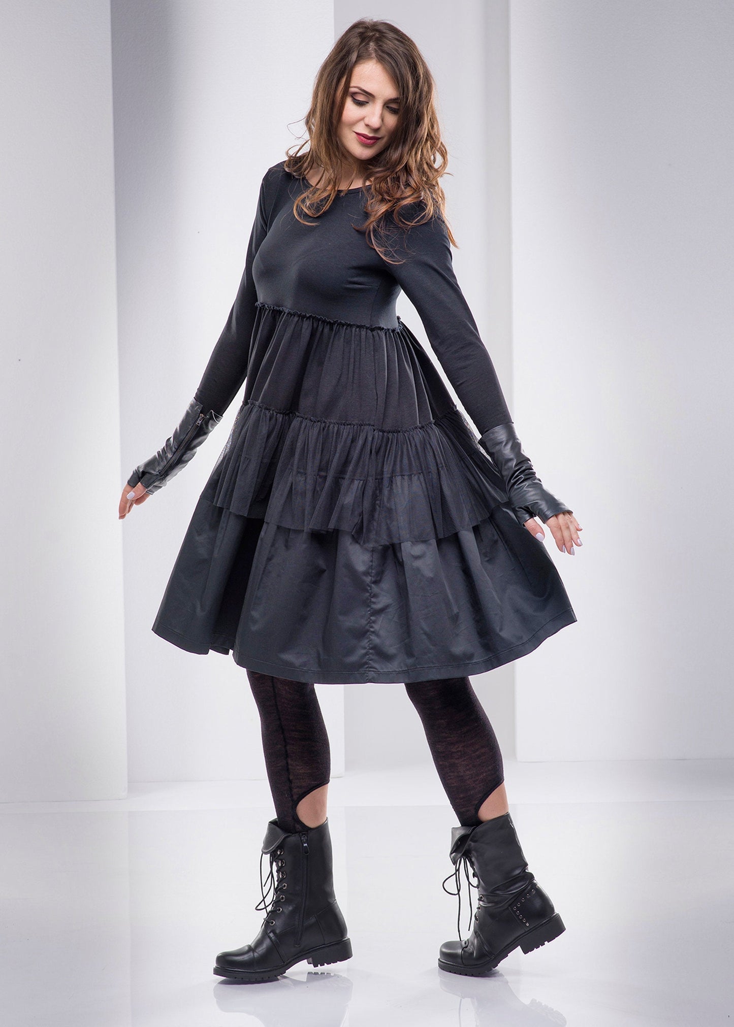 Tiered Tunic Dress, XL Tiered Tunic Dress, XL