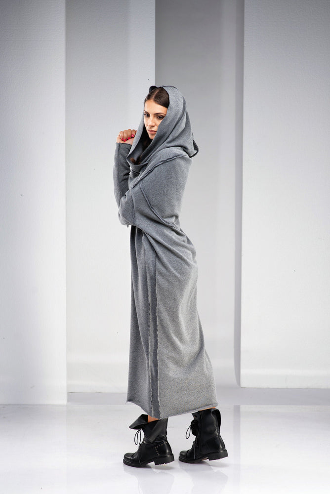Draped Sweater Dress - VisibleArtShop
