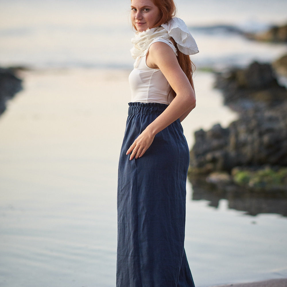 
                      
                        Linen Maxi Skirt - VisibleArtShop
                      
                    