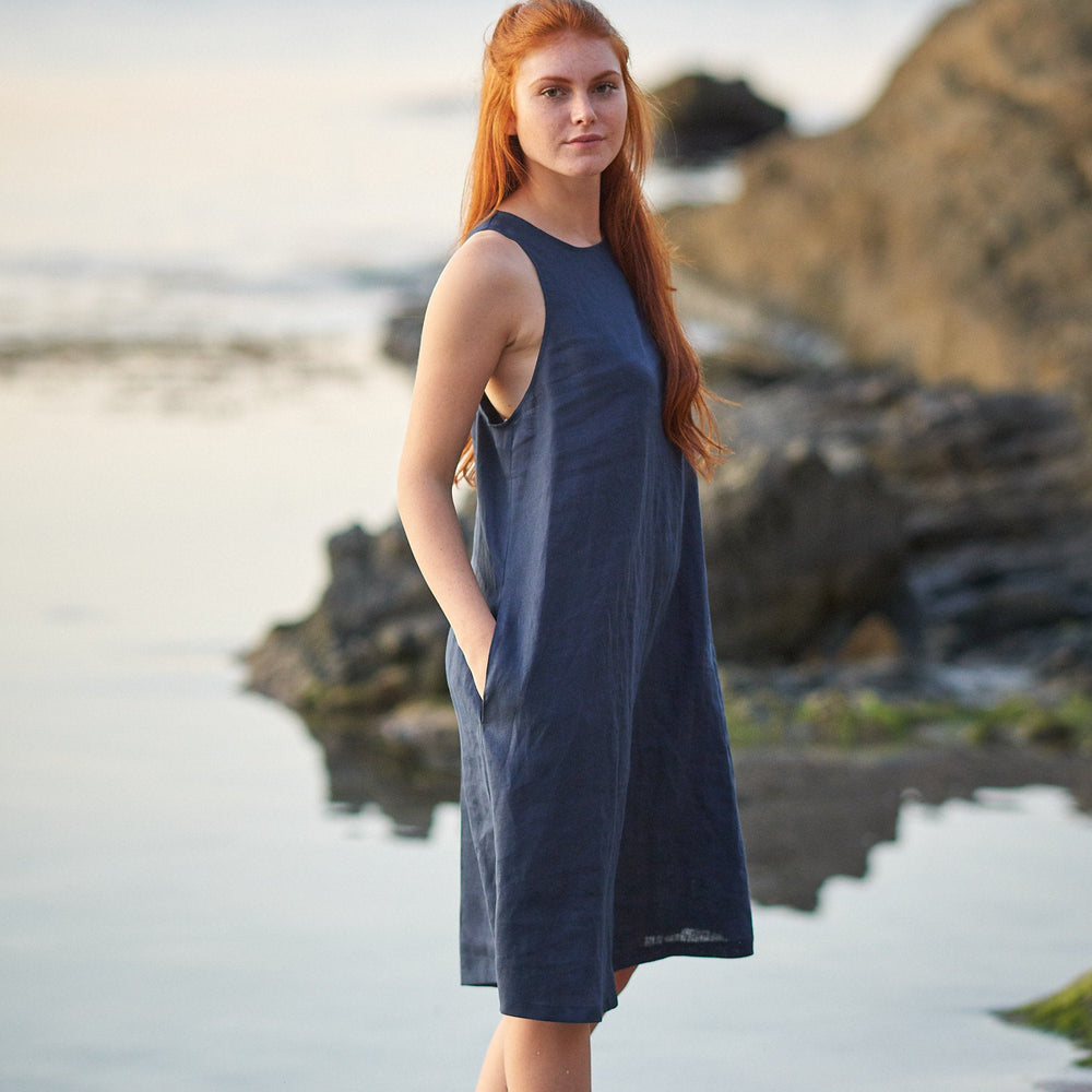 
                      
                        Pinafore Linen Dress, VisibleArtShop
                      
                    