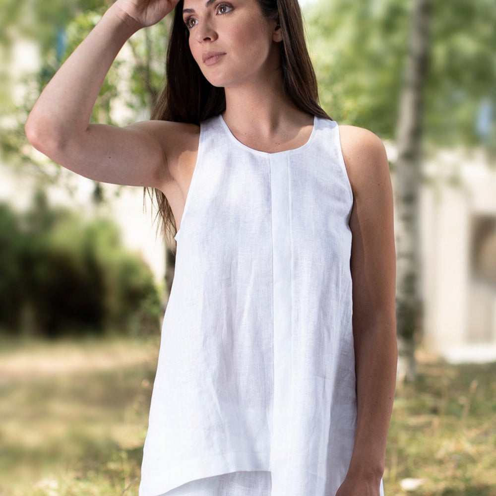 
                      
                        Linen Tank Top - VisibleArtShop
                      
                    