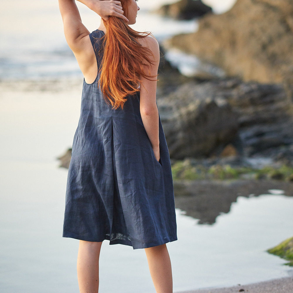 
                      
                        Pinafore Linen Dress, VisibleArtShop
                      
                    