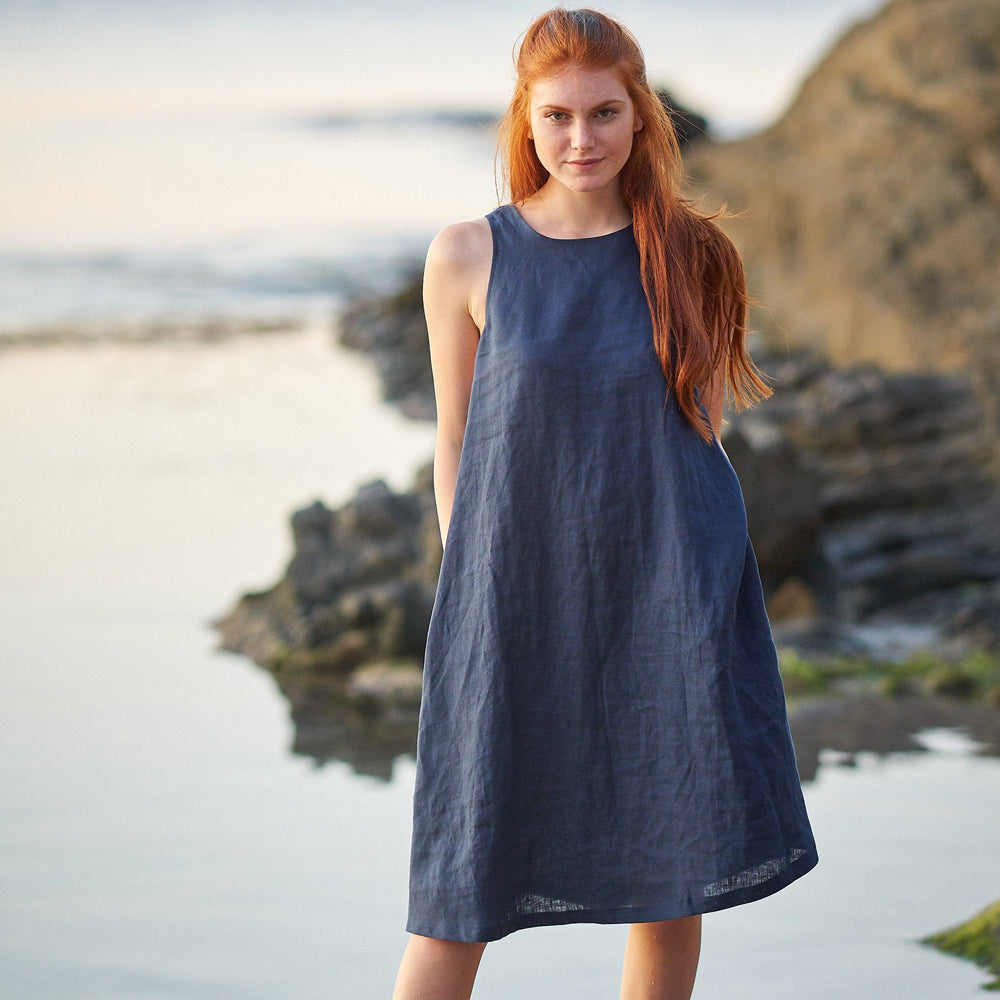 
                      
                        Pinafore Linen Dress, VisibleArtShop
                      
                    